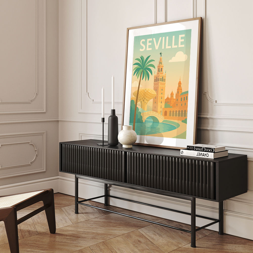 Seville Travel Poster 1 Wall Art