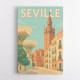 Seville Travel Poster Wall Art