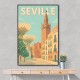 Seville Travel Poster Wall Art