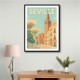 Seville Travel Poster Wall Art