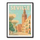 Seville Travel Poster Wall Art
