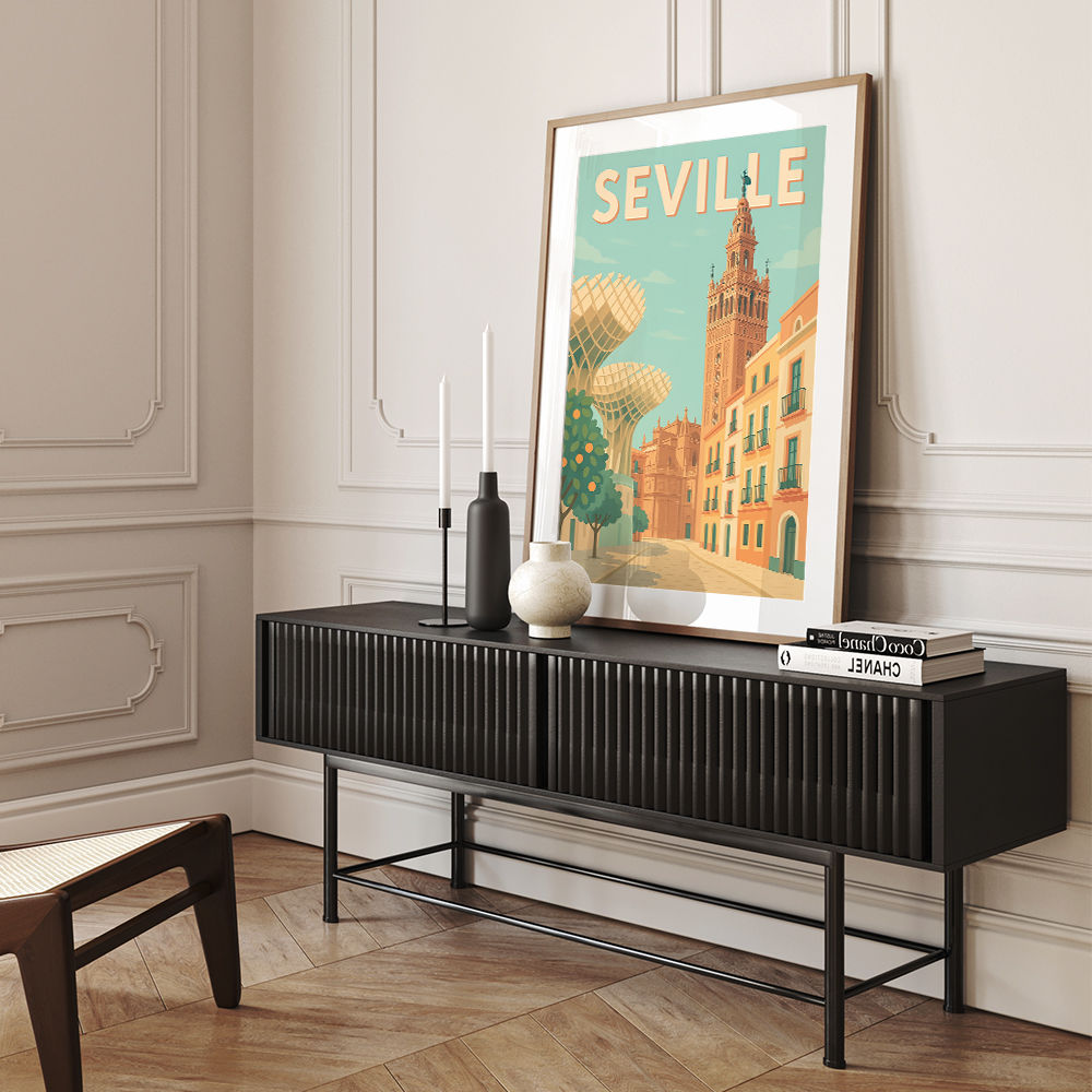 Seville Travel Poster Wall Art