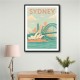 Sydney Travel Poster 1 Wall Art