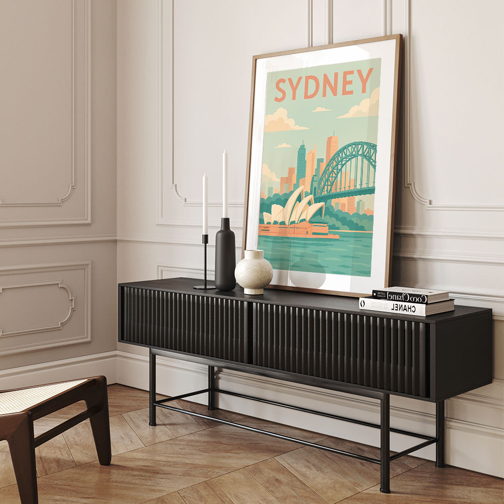 Sydney Travel Poster 1 Wall Art