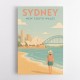 Sydney Travel Poster 6 Wall Art