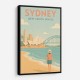 Sydney Travel Poster 6 Wall Art
