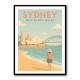 Sydney Travel Poster 6 Wall Art