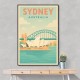 Sydney Travel Poster Wall Art