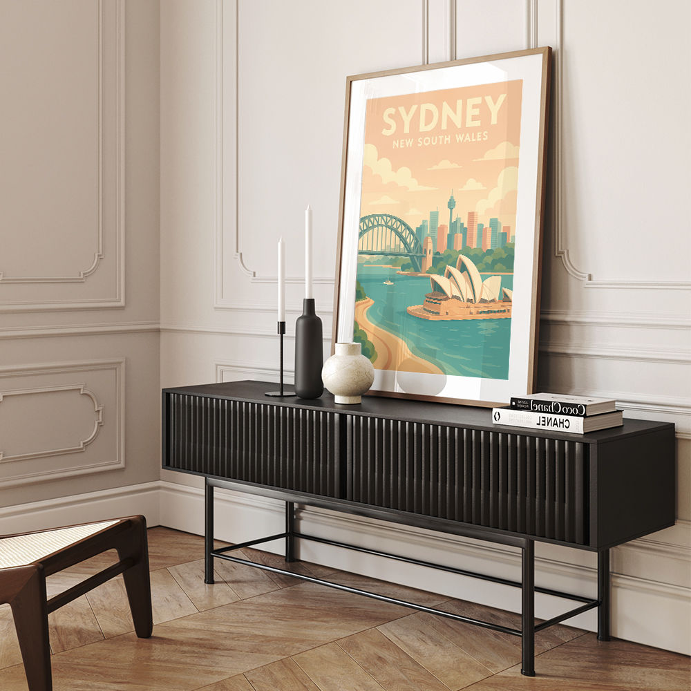 Sydney Travel Poster 5 Wall Art
