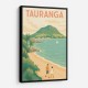 Tauranga Travel Poster 1 Wall Art