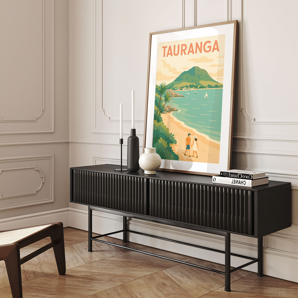 Tauranga Travel Poster 1 Wall Art