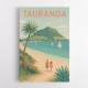 Tauranga Travel Poster Wall Art