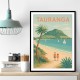 Tauranga Travel Poster Wall Art