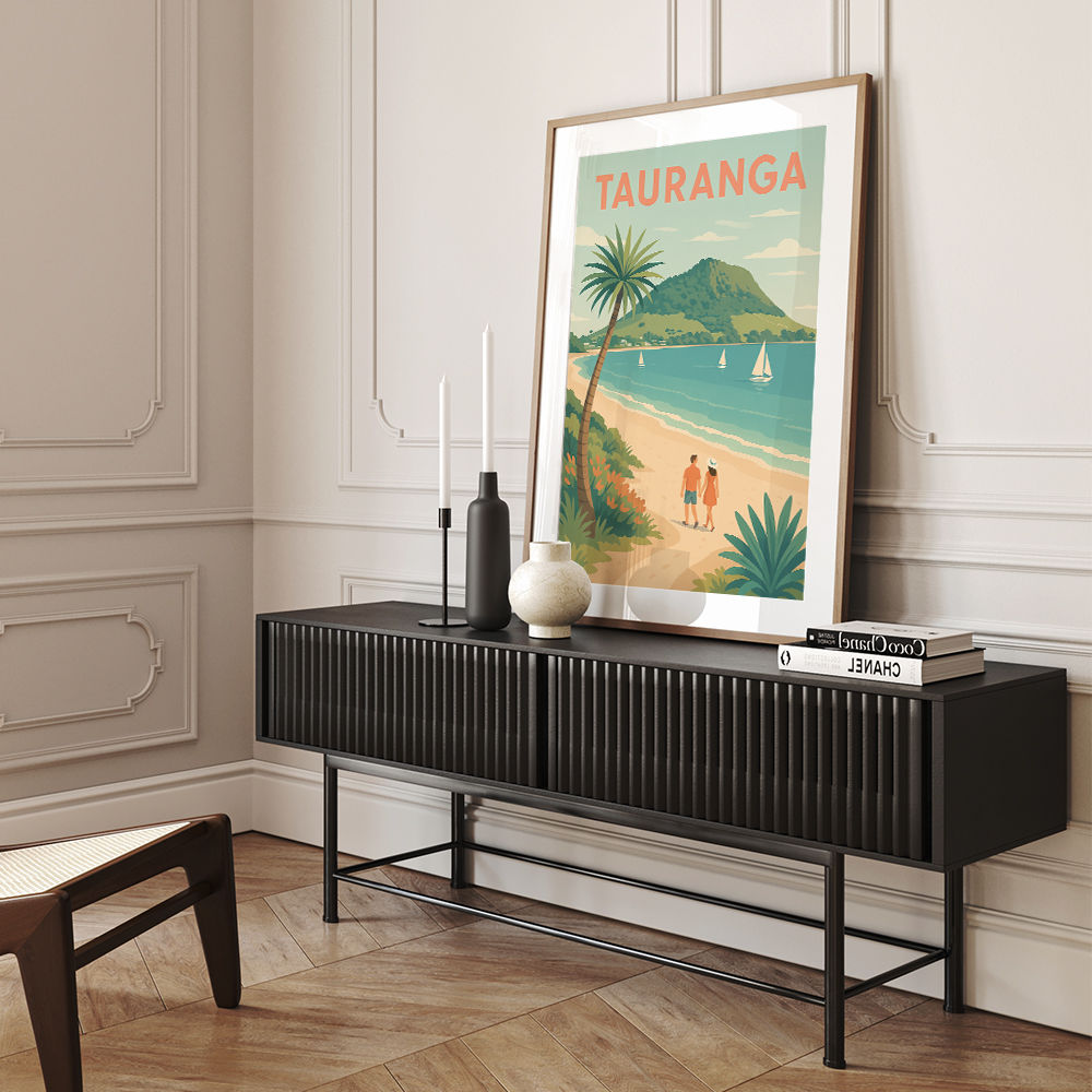 Tauranga Travel Poster Wall Art