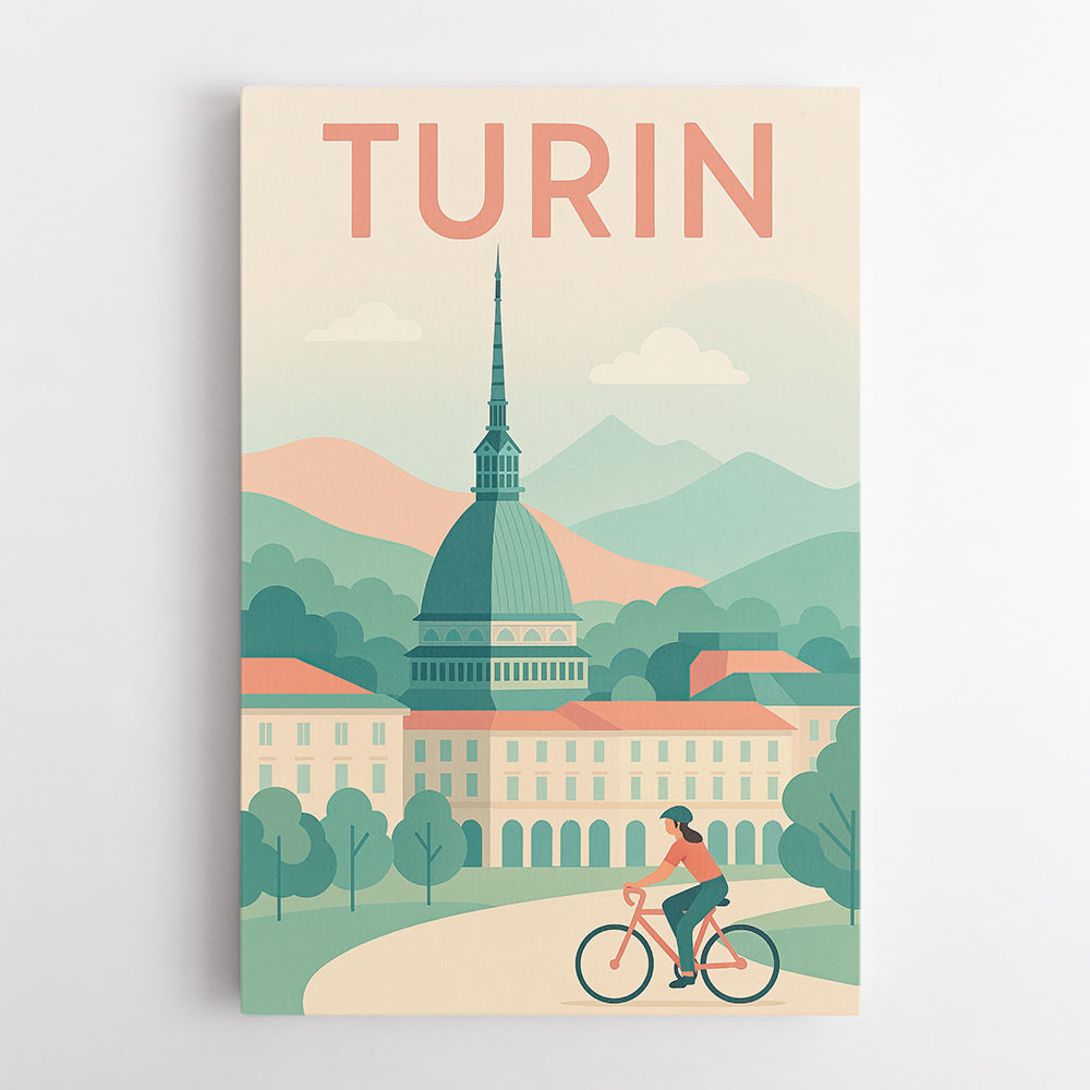 Turin Travel Poster 1 Wall Art