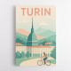 Turin Travel Poster 1 Wall Art