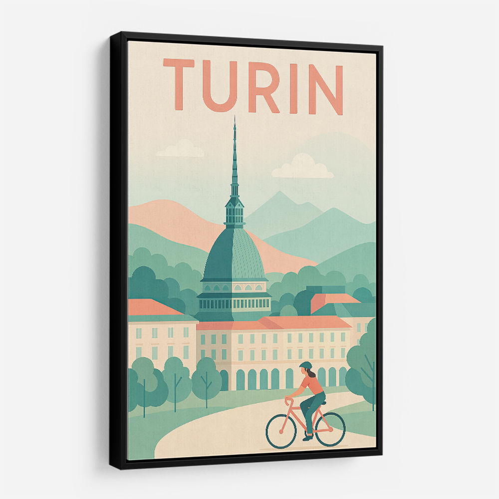 Turin Travel Poster 1 Wall Art