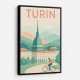 Turin Travel Poster 1 Wall Art
