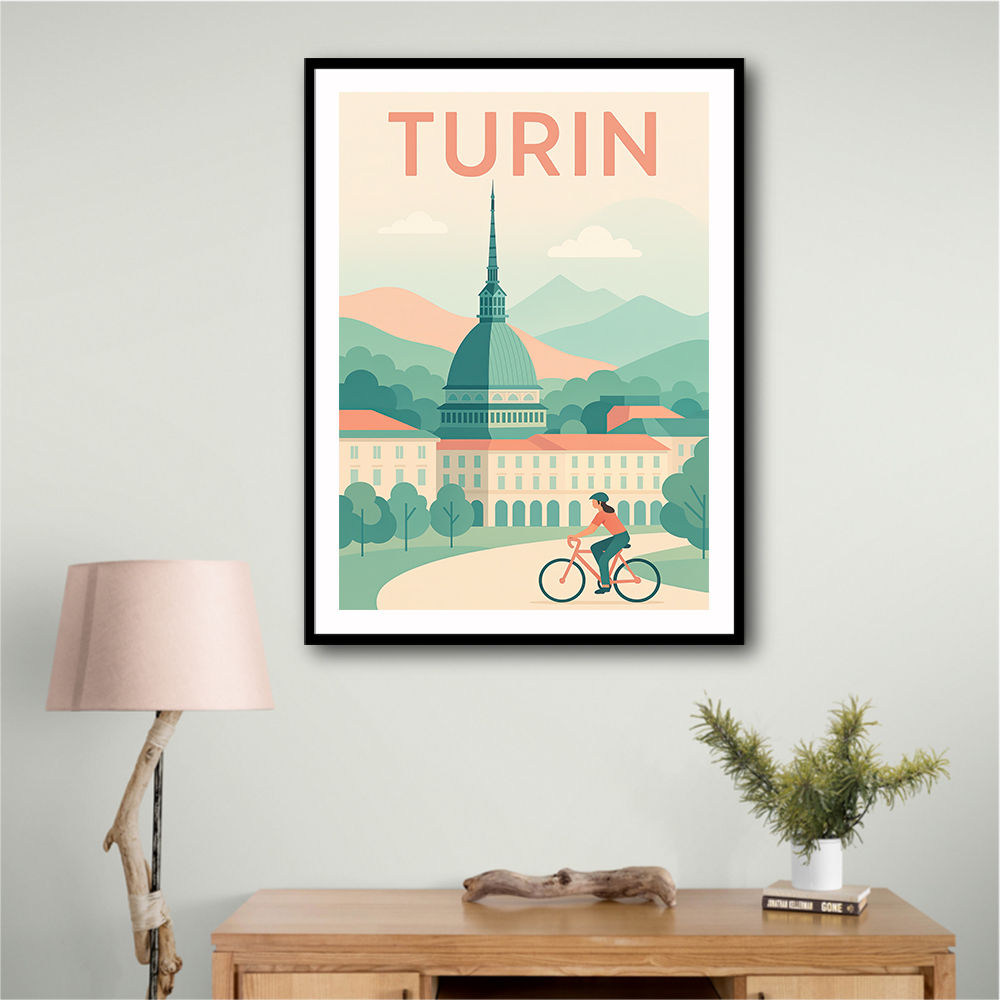 Turin Travel Poster 1 Wall Art