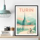 Turin Travel Poster 1 Wall Art