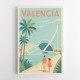 Valencia Travel Poster 1 Wall Art
