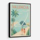 Valencia Travel Poster 1 Wall Art