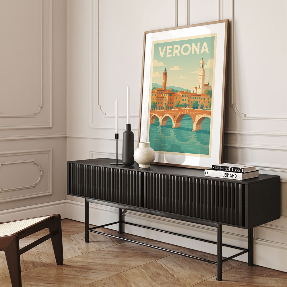 Verona Travel Poster Wall Art