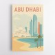 Abu Dhabi Travel Poster1 Wall Art