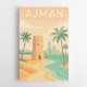 Ajman Travel Poster 1 Wall Art