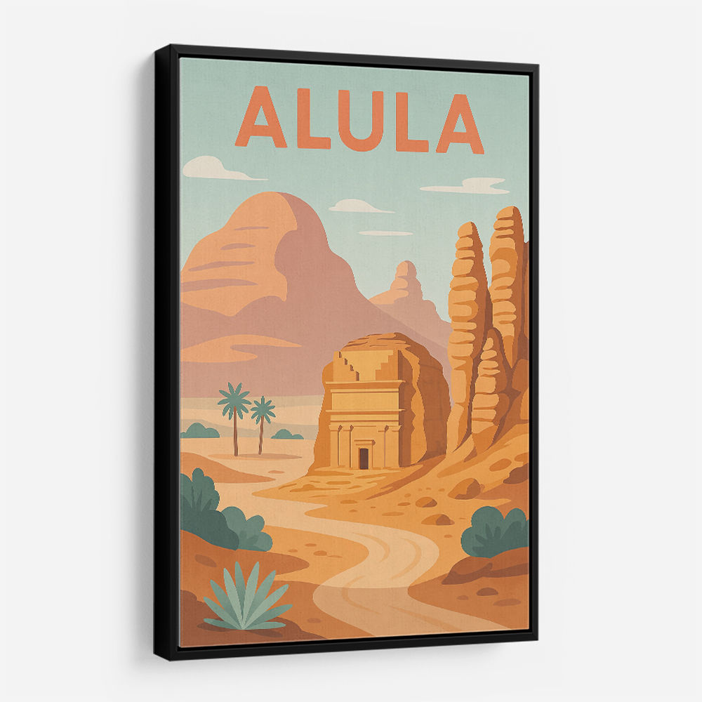 AlUla Travel Poster Wall Art