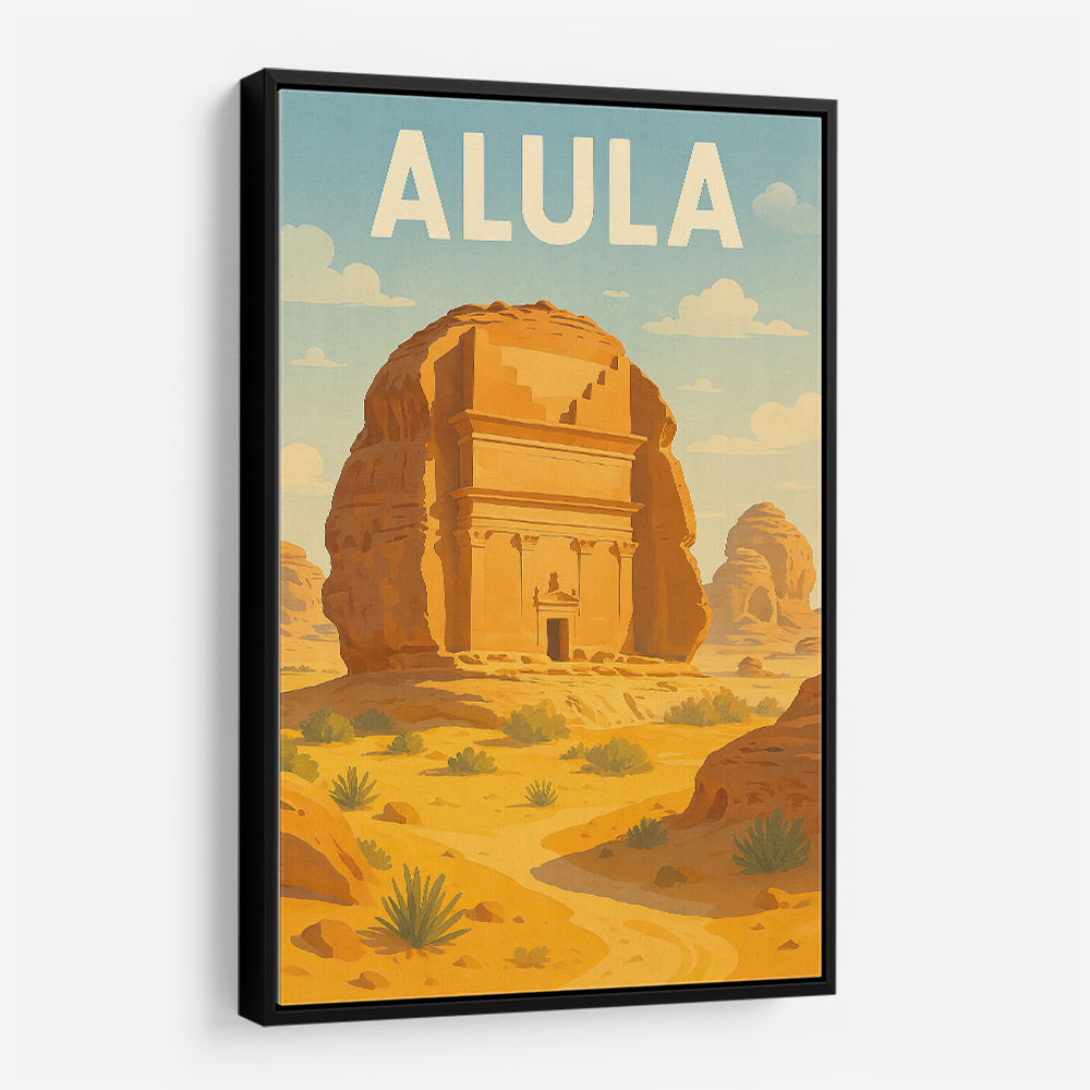 AlUla Travel Poster 1 Wall Art