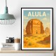 AlUla Travel Poster 1 Wall Art