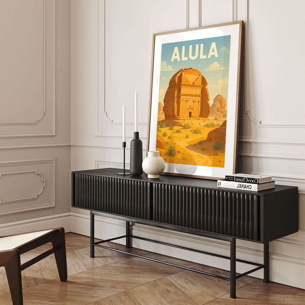 AlUla Travel Poster 1 Wall Art