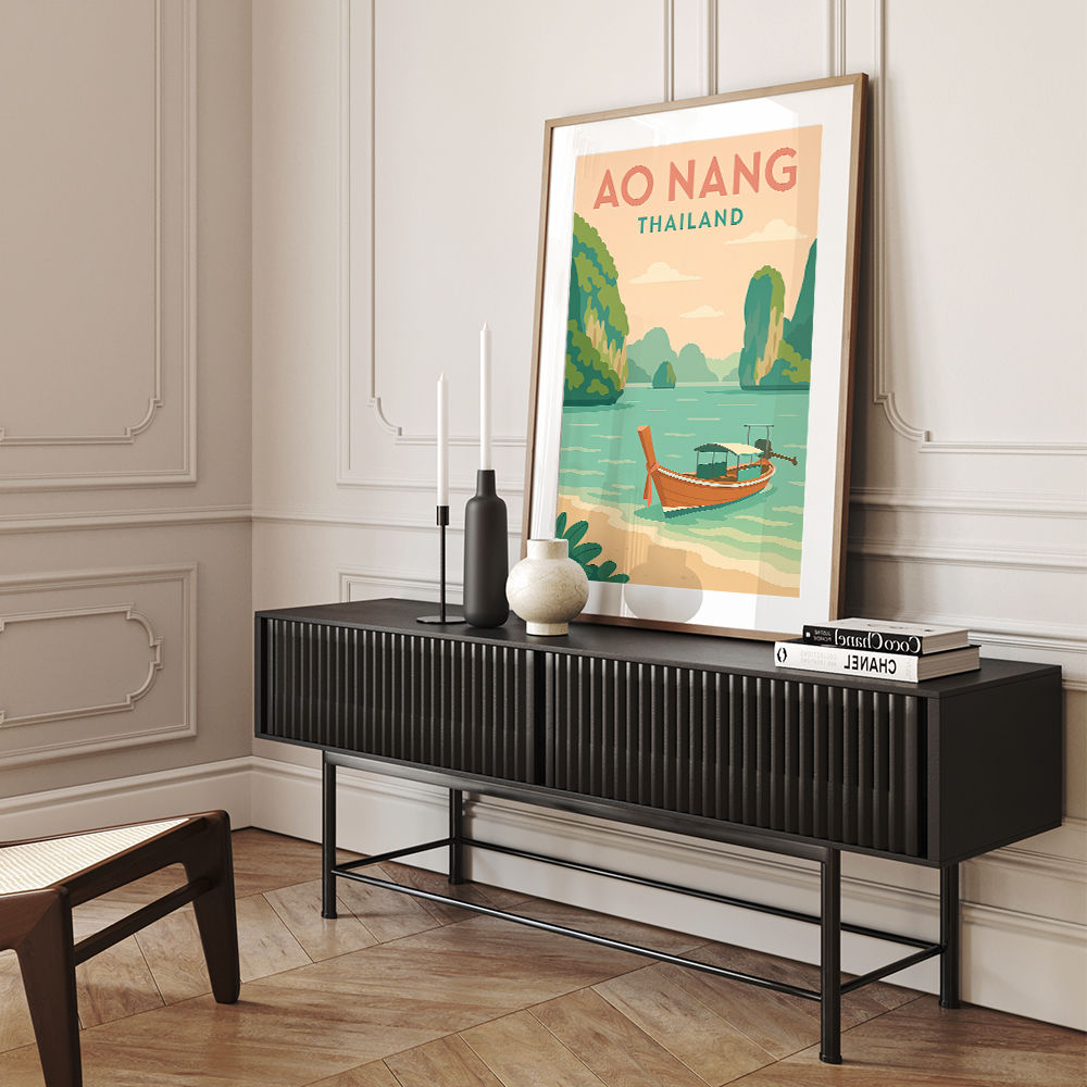 Ao Nang Travel Poster 1 Wall Art