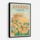Athens Greece Travel Poster 1 Wall Art