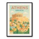 Athens Greece Travel Poster 1 Wall Art