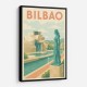 Bilbao Travel Poster 1 Wall Art
