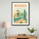 Bilbao Travel Poster 1 Wall Art