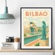 Bilbao Travel Poster 1 Wall Art