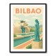 Bilbao Travel Poster 1 Wall Art