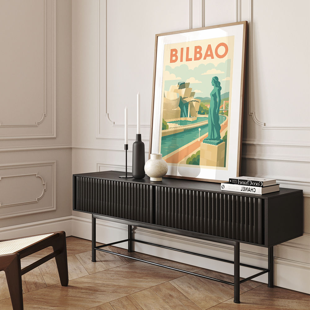 Bilbao Travel Poster 1 Wall Art
