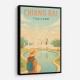 Chiang Rai Thailand Travel Poster Wall Art