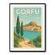 Corfu Travel Poster Wall Art