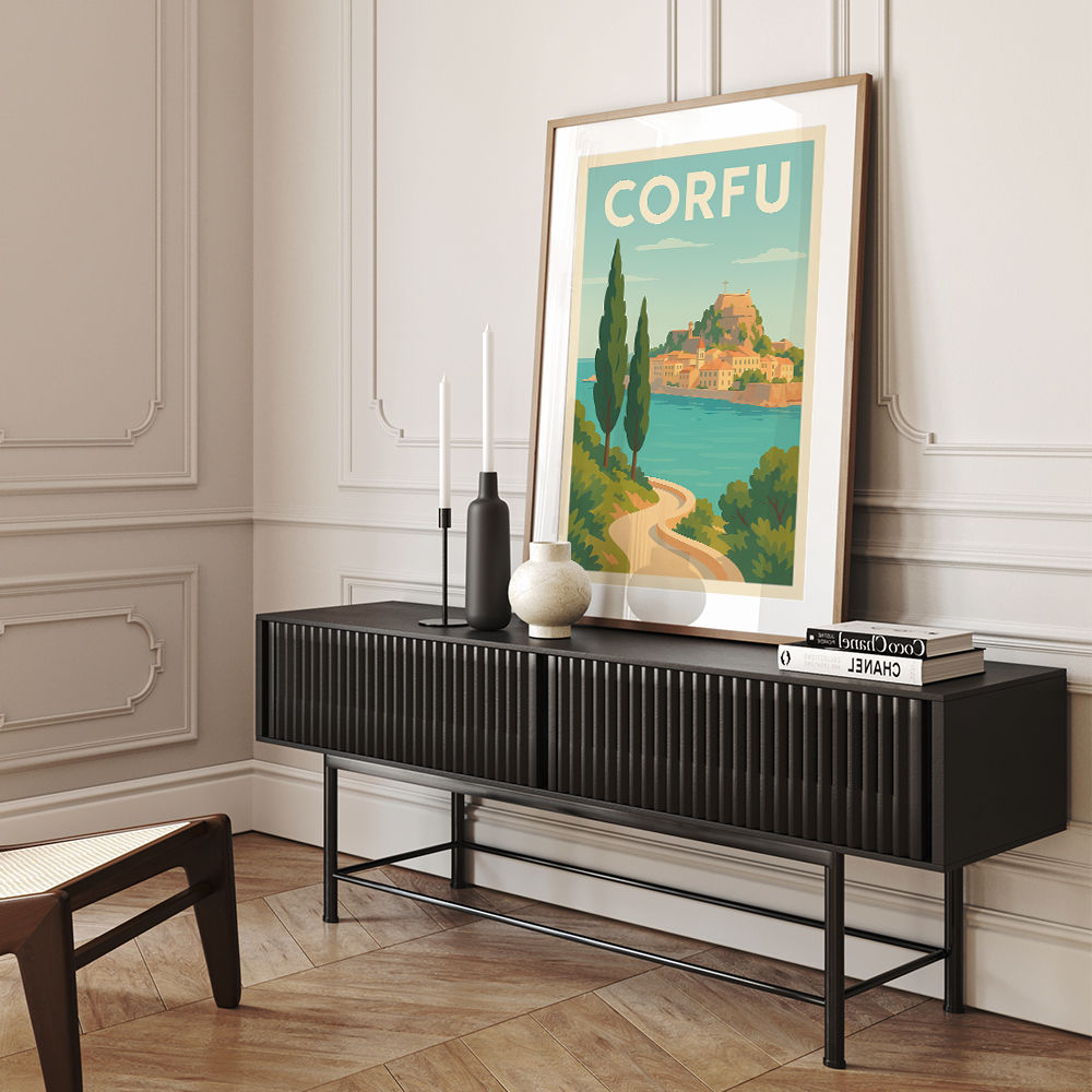 Corfu Travel Poster Wall Art