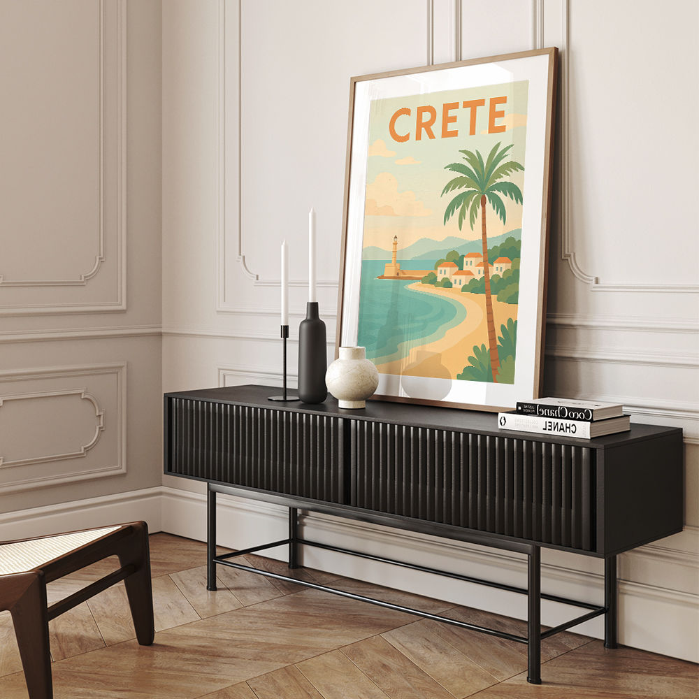 Crete Travel Poster 1 Wall Art