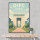 DIFC Dubai Poster 1 Wall Art