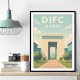 DIFC Dubai Poster 1 Wall Art