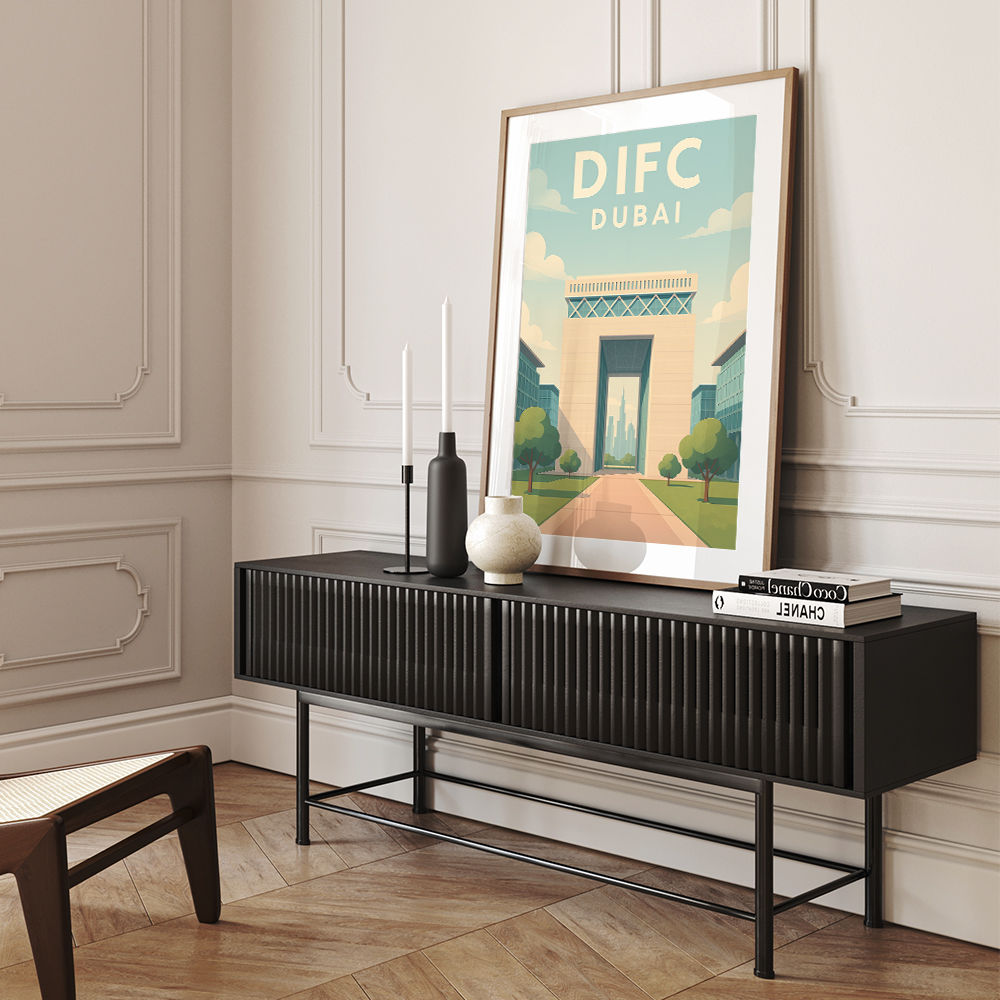 DIFC Dubai Poster 1 Wall Art