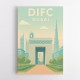 DIFC Dubai Poster Wall Art