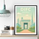 DIFC Dubai Poster Wall Art